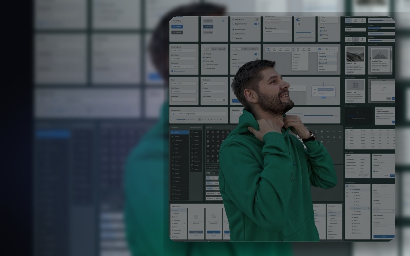 Превью кейса о design system и lead-подходе